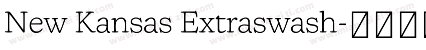 New Kansas Extraswash字体转换